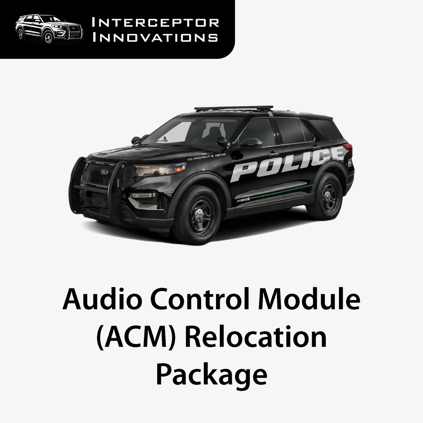 Paquete de reubicación del módulo de control de audio (ACM) para Ford Police Interceptor Utility 2020-2024