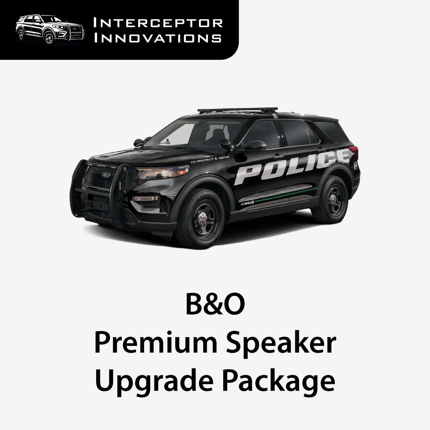 B&O Premium Speaker Upgrade Package for 2020-2024 Ford Explorer & Police Interceptor Utility