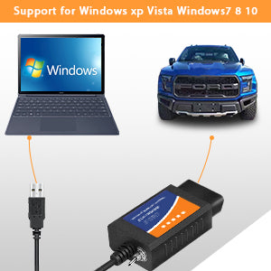 ELM27 FORScan OBD2 USB Adapter for Windows